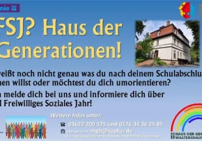 2021-06-17 Plakat Werbung FSJ Folie NEU (002)-b2 | Foto: Haus der Generationen Waltershausen